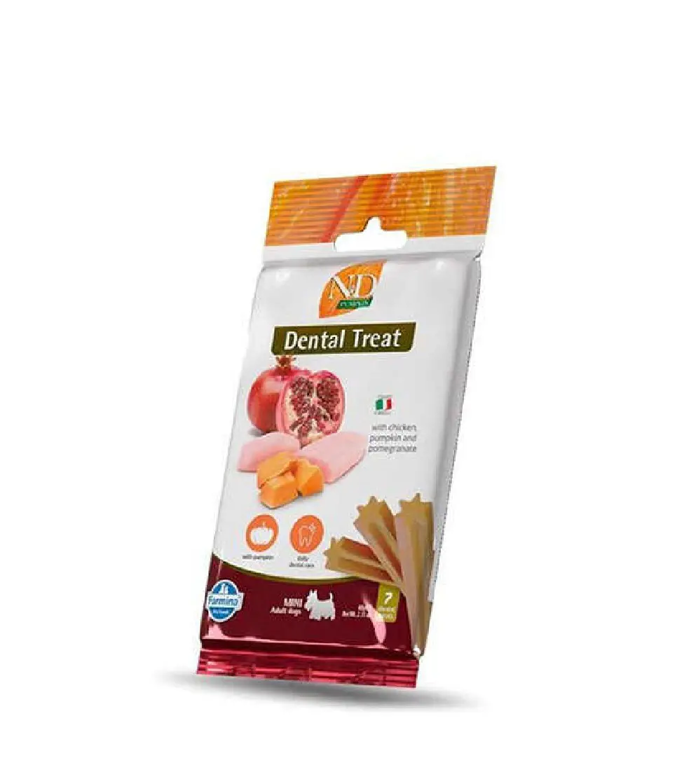 ND Pumpkin Tavuklu Balkabaklı Mini Köpek Ödülü 60 Gr - (7 li Sticks)