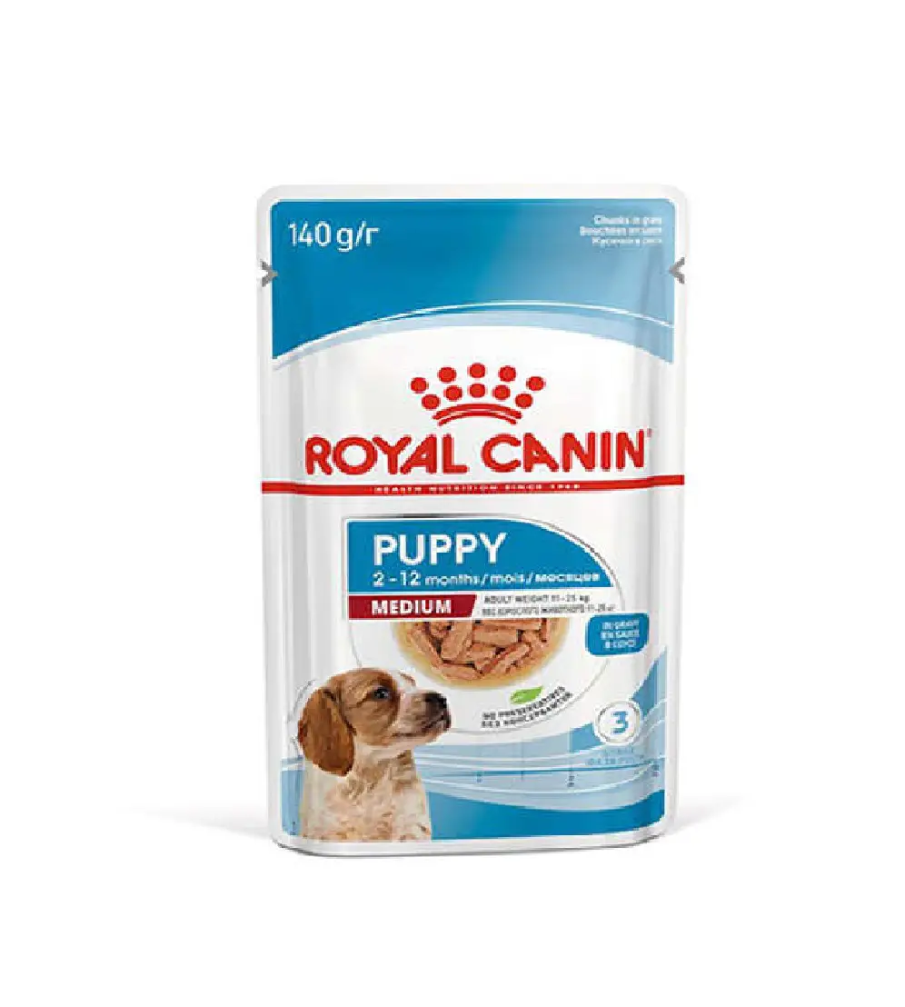 Royal Canin Medium Puppy Gravy Köpek Yaş Maması 140 Gr