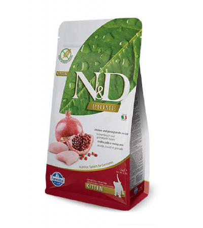 ND Tahılsız Kitten Tavuk ve Narlı Yavru Kedi Maması 1,5 Kg