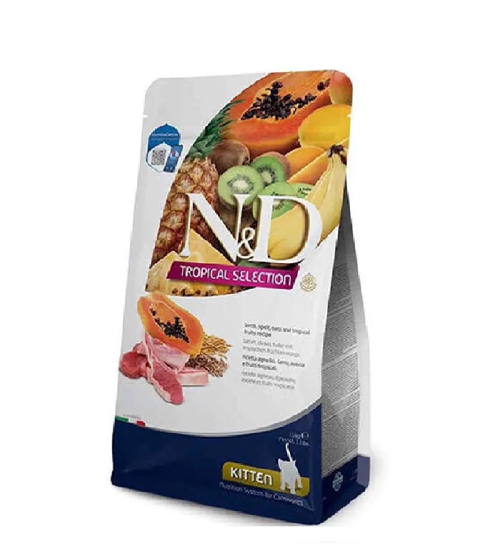 ND Kitten Tropical Selection Kuzu Etli Yavru Kedi Maması 1,5 Kg