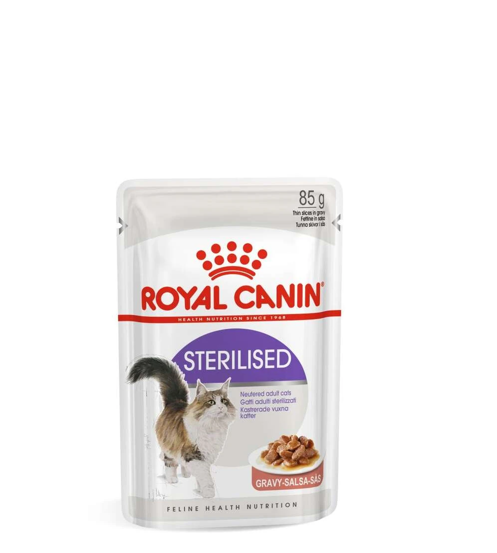 Royal Canin Pouch Gravy Sterilised Kısırlaştırılmış Yaş Kedi Maması 85 Gr