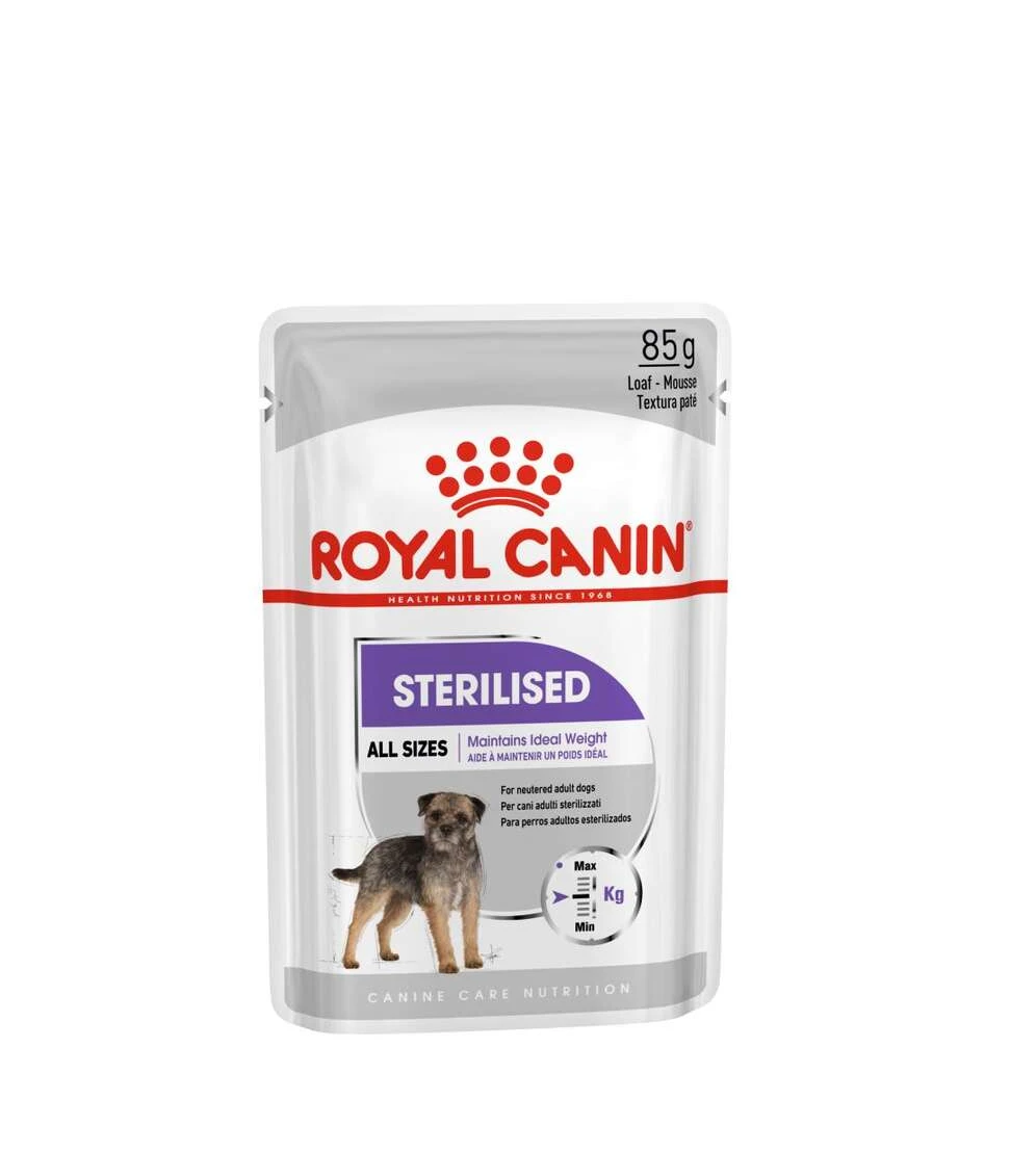 Royal Canin Pouch Sterilised Adult Tüm Irklar İçin Kısır Köpek Yaş Maması 85 Gr