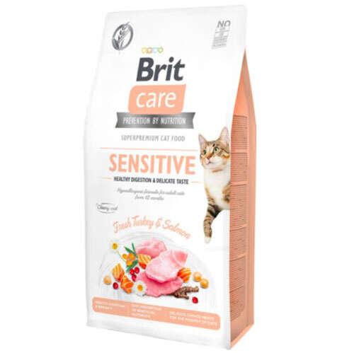 Brit Care Sensitive Hindi ve Somon Hassas Tahılsız Kedi Maması 2 Kg 