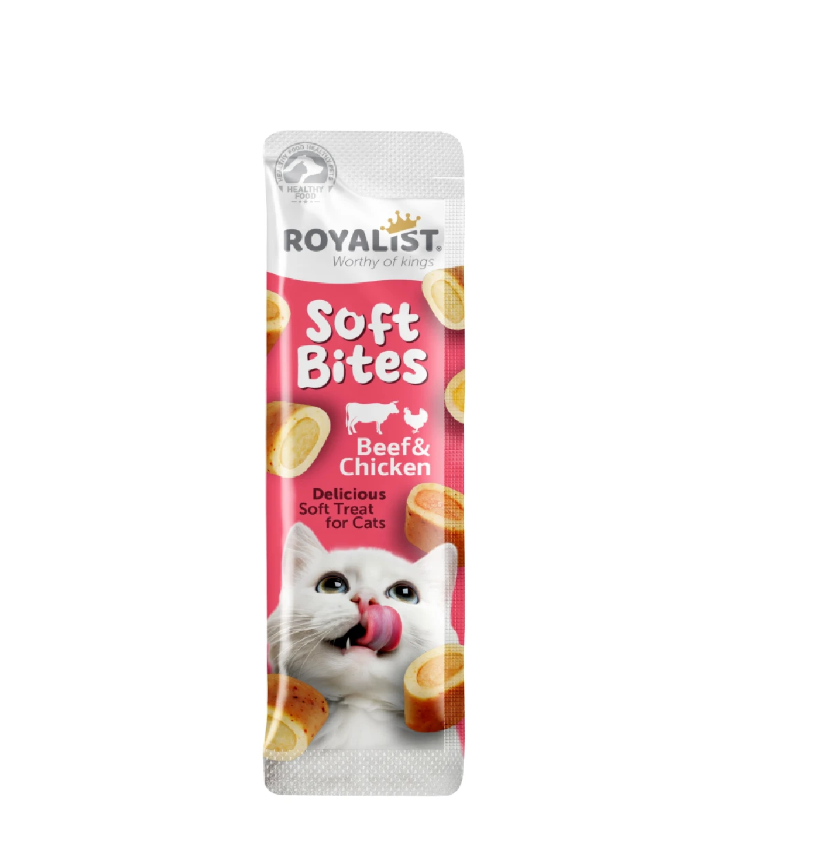  Royalist Soft Bites Dana & Tavuk Kedi Ödül Bisküvisi 10 Gr