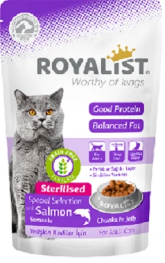 ROYALIST SALMON STERİLİSED POUNCH 85 GR