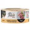 Felicia Insight Ciğer ve Tavuk Etli Kıyılmış Tahılsız Kedi Konservesi 85 Gr