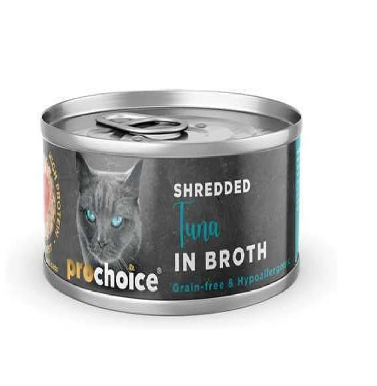 Prochoice Deluxe Shredded, Tahılsız, Hipoalerjenik, Tiftiklenmiş Tuna Balıklı Yaş Kedi Maması, 70 gr
