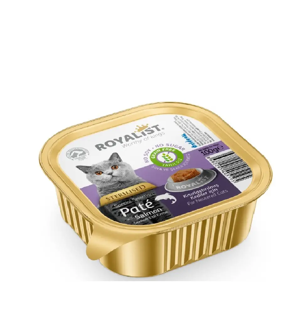 Royalist Somonlu Kısır Kedi Ezmesi 100 gr