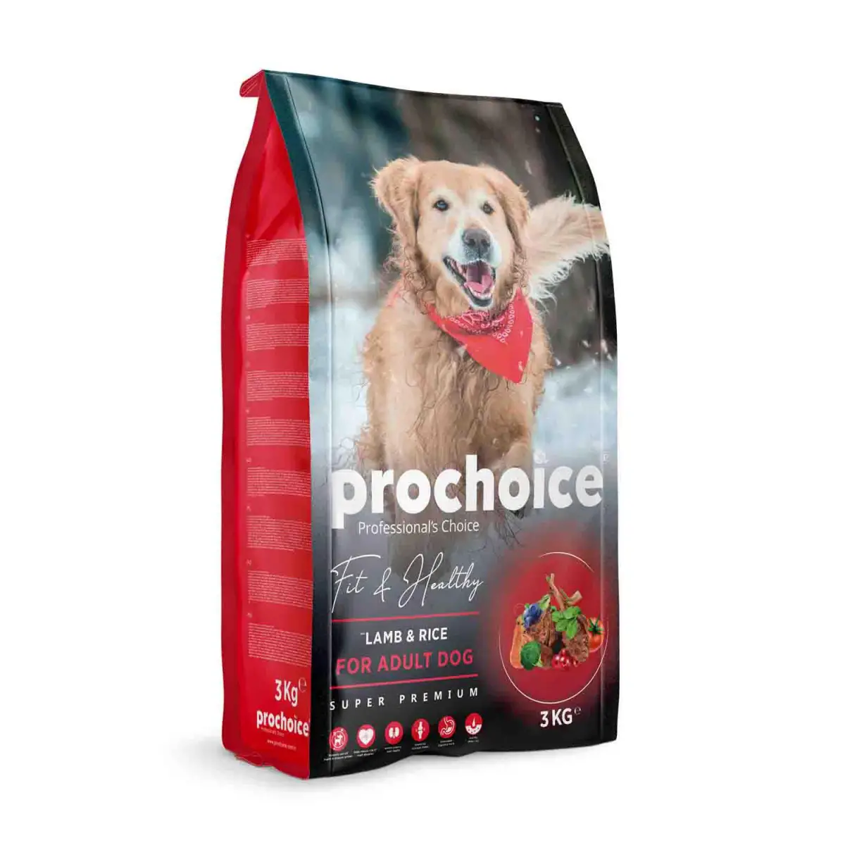 ProChoice Fit & Healthy Kuzulu Yetişkin Köpek Maması 3 kg