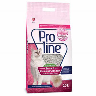 Proline Baby Powder Parfüm Kokulu Kedi Kumu 10 LT
