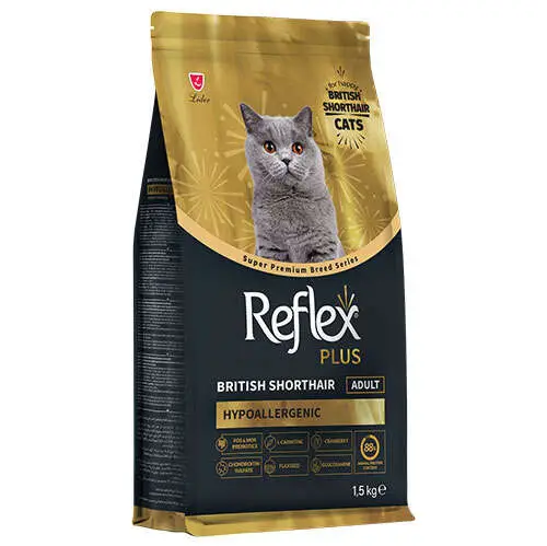 Reflex Plus Hypoallergenic British Shorthair Özel Irk Kedi Maması 1,5 Kg