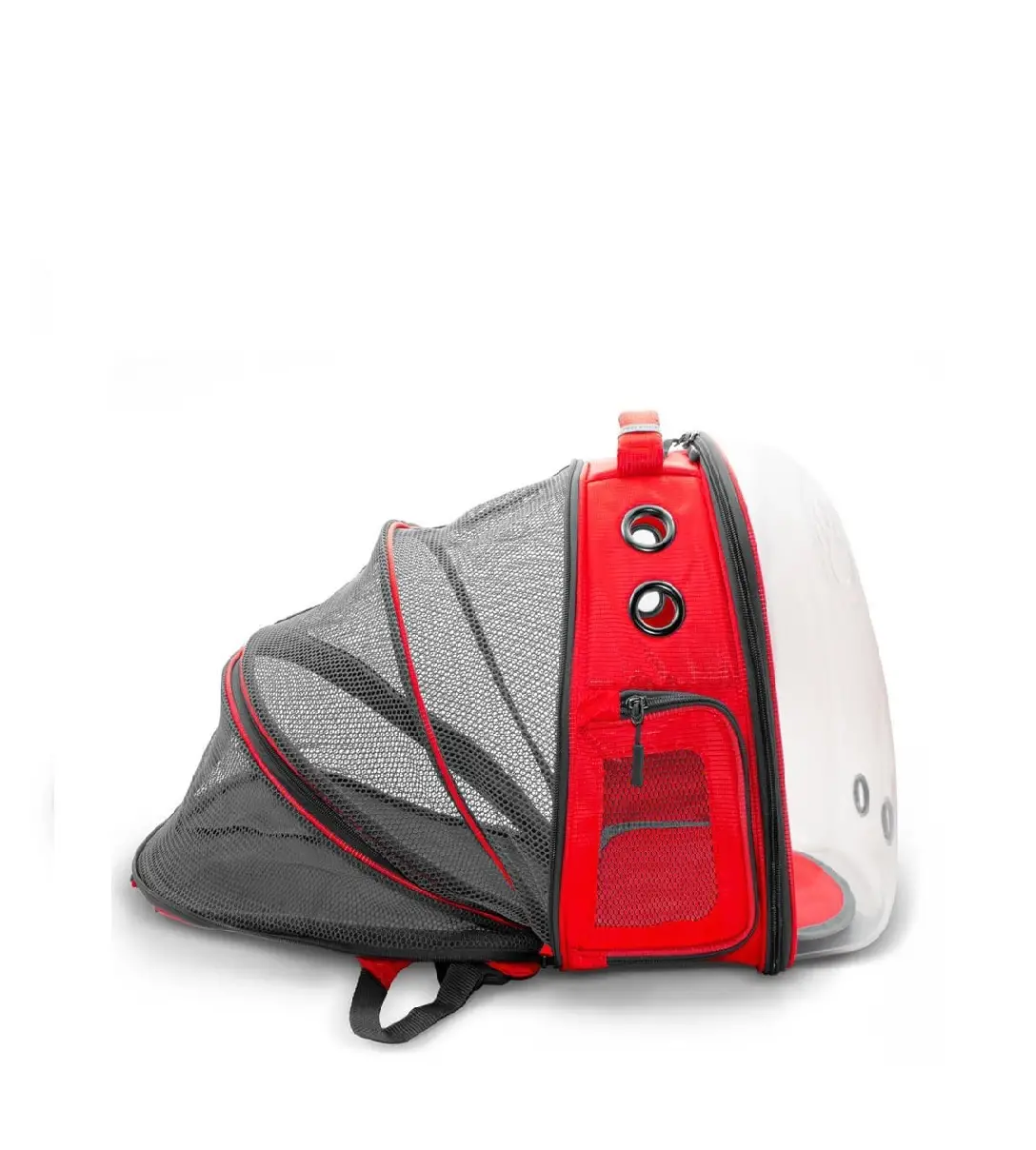 Doggie&Cattie Yeni Fileli Taşıma Sırt Çantası Red