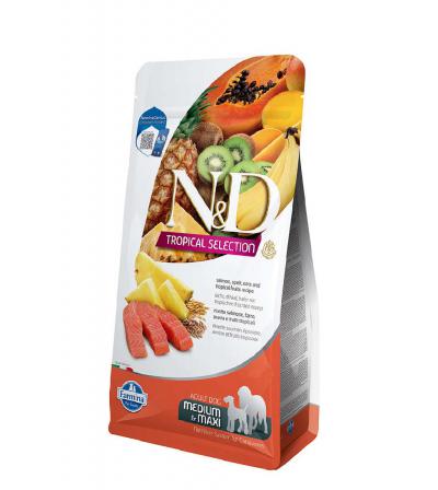 ND Tropical Somon ve Meyve Orta ve Büyük Irk Köpek Maması 10 Kg