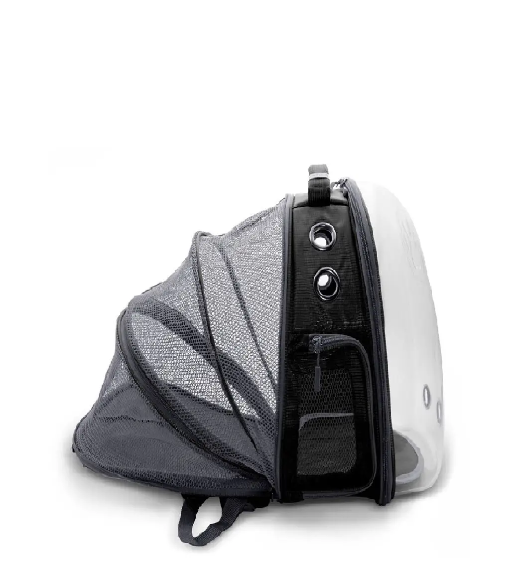 Doggie&Cattie Yeni Fileli Taşıma Sırt Çantası Black