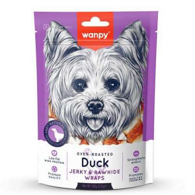 Wanpy Oven Roasted Deri Üzerine Ördek Sarılı Köpek Ödülü 100 Gr