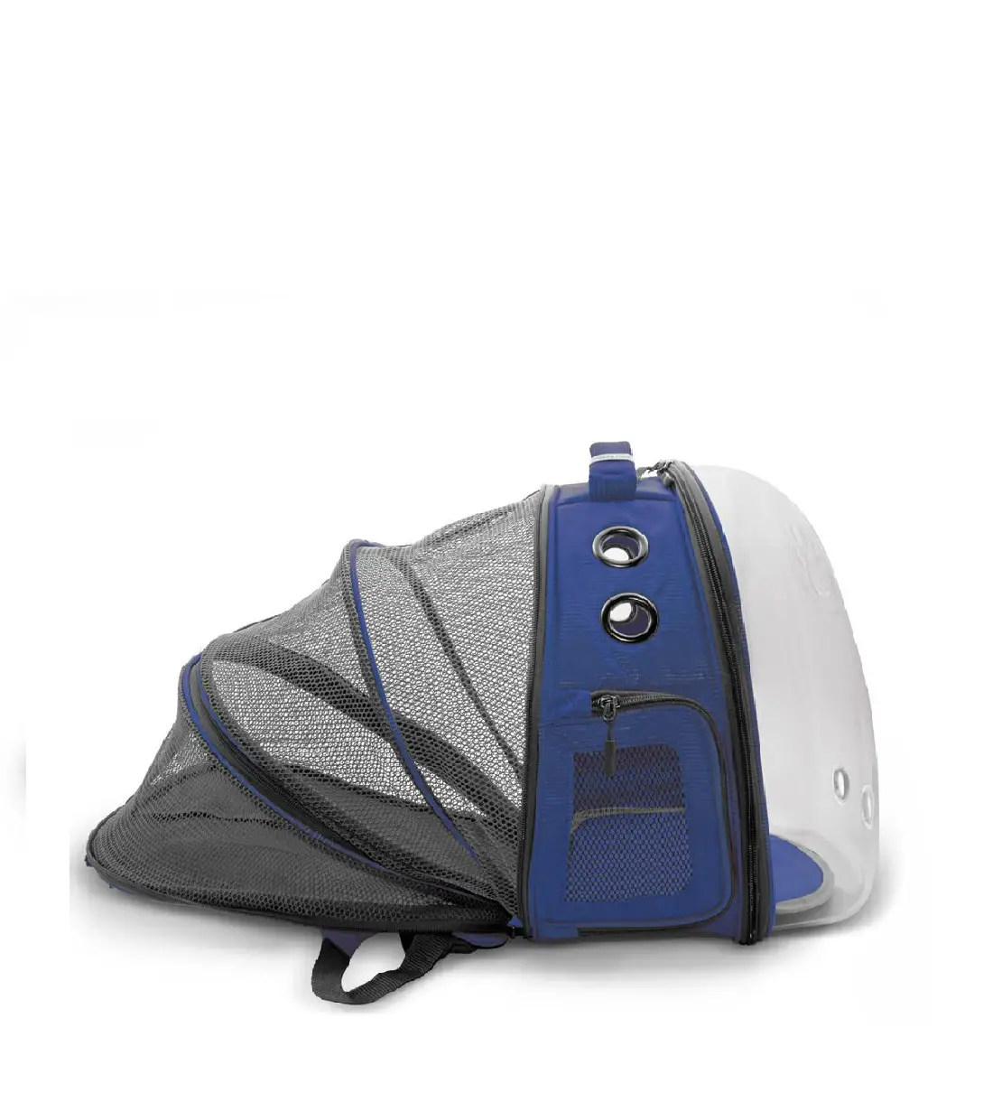 Doggie&Cattie Yeni Fileli Taşıma Sırt Çantası Navy Blue