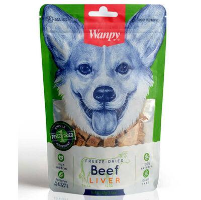 Wanpy Freeze Dried Dondurularak Kurutulmuş Biftek ve Ciğerli Natural Köpek Ödülü 40 Gr