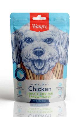 Wanpy Oven Roasted Tavuklu Morina Balıklı Köpek Ödülü 100 Gr